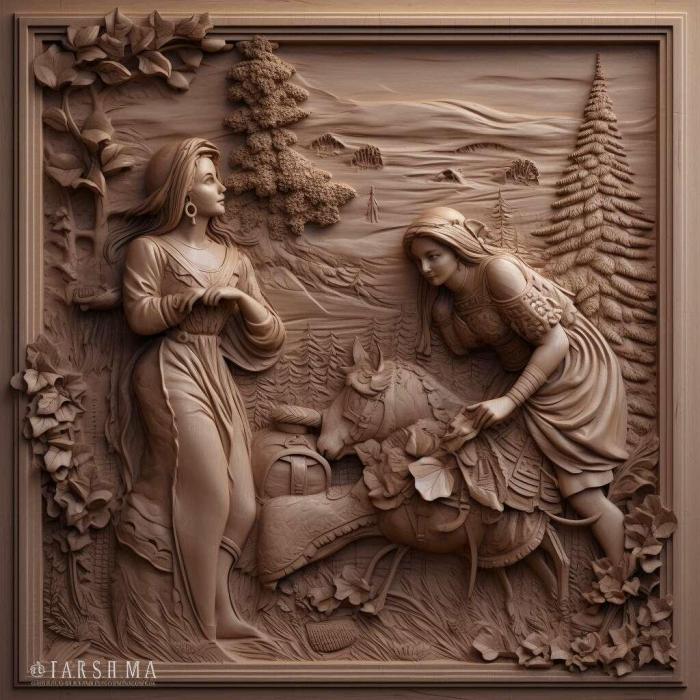 نموذج ثلاثي الأبعاد لآلة CNC 3D Art 